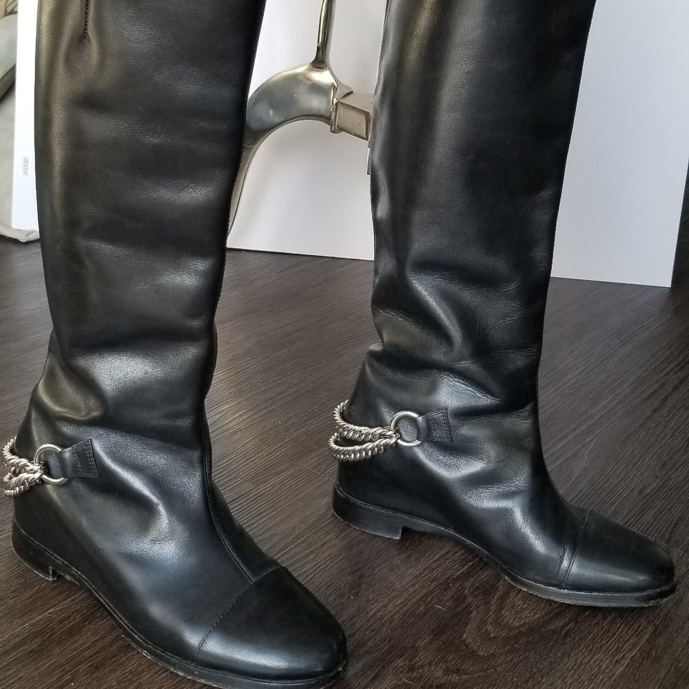 Monika Chiang Embellished Tall Boots 39